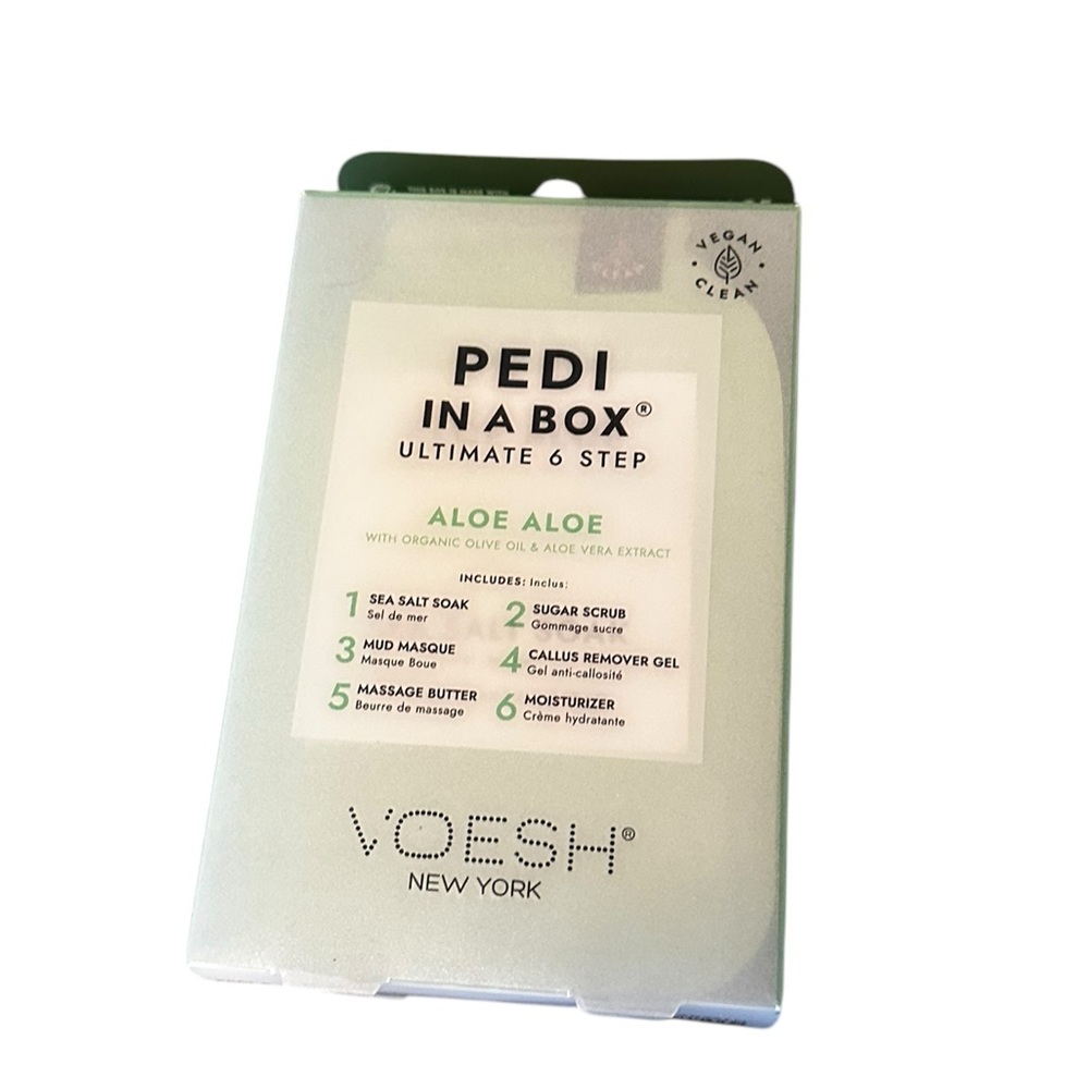NWT VOESH Pedi In A Box Ultimate 6 Step - Aloe Aloe